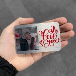 Personalised Metal Photo Gift For Boyfriend Husband Christmas