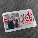 Personalised Metal Photo Gift For Boyfriend Husband Christmas