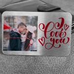 Personalised Metal Photo Gift For Boyfriend Husband Christmas