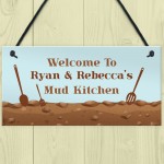PERSONALISED Any Name's Mud Kitchen Sign For Garden Shed