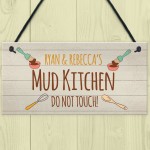 Any Name's MUD KITCHEN Sign Personalised Playroom Garden