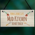 Any Name's MUD KITCHEN Sign Personalised Playroom Garden