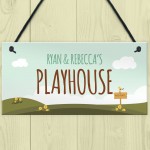 PERSONALISED Playhouse Garden Shed Sign Den Room Plaque