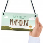 PERSONALISED Playhouse Garden Shed Sign Den Room Plaque