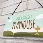 PERSONALISED Playhouse Garden Shed Sign Den Room Plaque