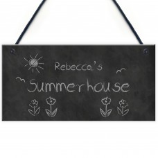 Shabby Chic Garden Sign PERSONALISED Sumerhouse Shed Sign