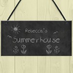 Shabby Chic Garden Sign PERSONALISED Sumerhouse Shed Sign