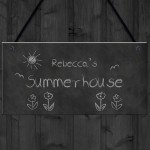 Shabby Chic Garden Sign PERSONALISED Sumerhouse Shed Sign