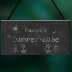 Shabby Chic Garden Sign PERSONALISED Sumerhouse Shed Sign