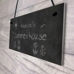 Shabby Chic Garden Sign PERSONALISED Sumerhouse Shed Sign