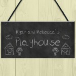 Shabby Chic Garden Sign PERSONALISED Playhouse Den Sign