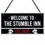 Personalised Novelty Home Bar Sign London Street Sign Style Bar