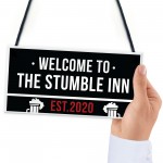 Personalised Novelty Home Bar Sign London Street Sign Style Bar