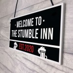 Personalised Novelty Home Bar Sign London Street Sign Style Bar