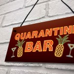 Funny Bar Signs Quarantine Corona Home Bar Decor Signs Novelty
