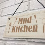 Rustic Mud Kitchen Sign Hanging Garden Playroom House Sign