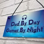 Novelty Gamer Gift For Dad Neon Effect Gaming  Man Cave Sign