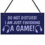 FUNNY Do Not Disturb Gaming Sign For Boys Bedroom Man Cave