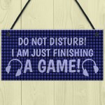 FUNNY Do Not Disturb Gaming Sign For Boys Bedroom Man Cave