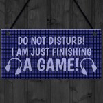 FUNNY Do Not Disturb Gaming Sign For Boys Bedroom Man Cave