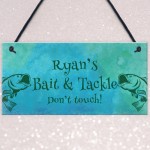 Any Name's Bait and Tackle Sign PERSONALISED Fishing Sign