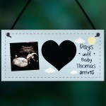 PERSONALISED Scan Picture Sign Countdown Chalkboard Sign
