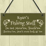 Novelty Fishing Sign For Man Cave Shed PERSONALISED