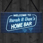 Home Bar Personalised Hanging Sign For Man Cave Home Bar 