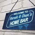 Home Bar Personalised Hanging Sign For Man Cave Home Bar 