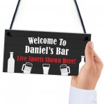 PERSONALISED Home Bar Sports Bar Sign For Man Cave Shed Gift