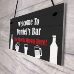 PERSONALISED Home Bar Sports Bar Sign For Man Cave Shed Gift