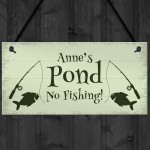 Personalised POND Sign Garden Summerhouse Shed Sign