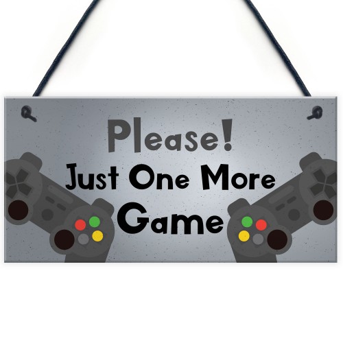 Novelty Gaming Sign Bedroom Sign Gamer Gift For Dad Son 