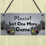 Novelty Gaming Sign Bedroom Sign Gamer Gift For Dad Son 