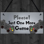 Novelty Gaming Sign Bedroom Sign Gamer Gift For Dad Son 