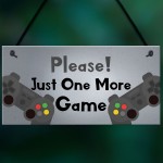 Novelty Gaming Sign Bedroom Sign Gamer Gift For Dad Son 