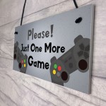 Novelty Gaming Sign Bedroom Sign Gamer Gift For Dad Son 