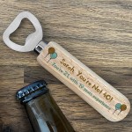 40th Birthday Personalised Bottle Opener Novelty 40th Birthday