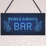 Novelty Bar Personalised Sign Decor For Home Bar Man Cave Gifts