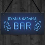 Novelty Bar Personalised Sign Decor For Home Bar Man Cave Gifts