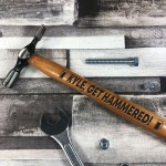 Funny Birthday Gift For Men LETS GET HAMMERED Engraved Hammer
