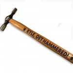 Funny Birthday Gift For Men LETS GET HAMMERED Engraved Hammer