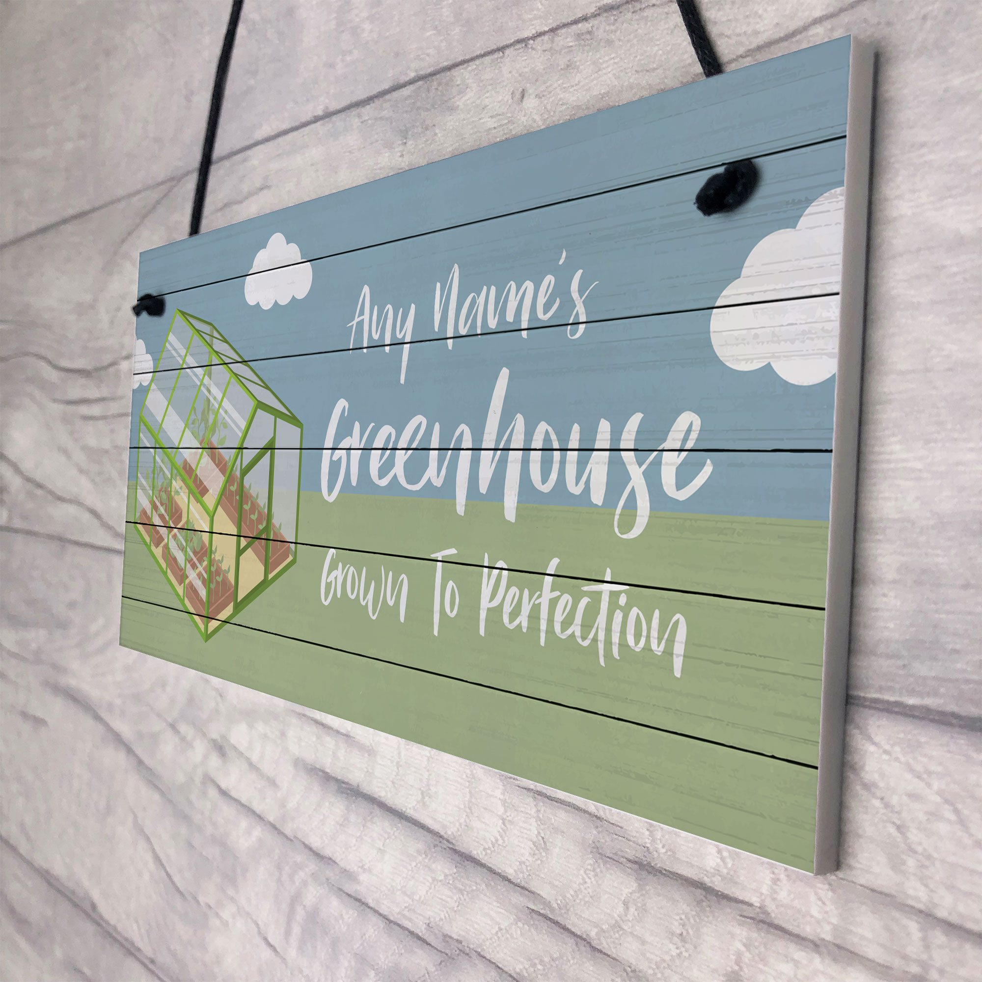 Personalised Shed Sign In Slate | Personalised Garden Signs | Design A Sign