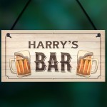 PERSONALISED Home Bar Sign Novelty Man Cave Pub Beer Gifts