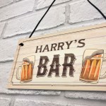 PERSONALISED Home Bar Sign Novelty Man Cave Pub Beer Gifts