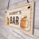 PERSONALISED Home Bar Sign Novelty Man Cave Pub Beer Gifts