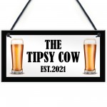 Quirky Funny Home Bar Sign Personalised Man Cave Garage Pub