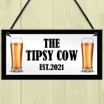 Quirky Funny Home Bar Sign Personalised Man Cave Garage Pub