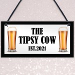 Quirky Funny Home Bar Sign Personalised Man Cave Garage Pub