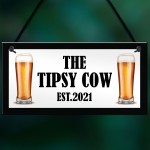 Quirky Funny Home Bar Sign Personalised Man Cave Garage Pub